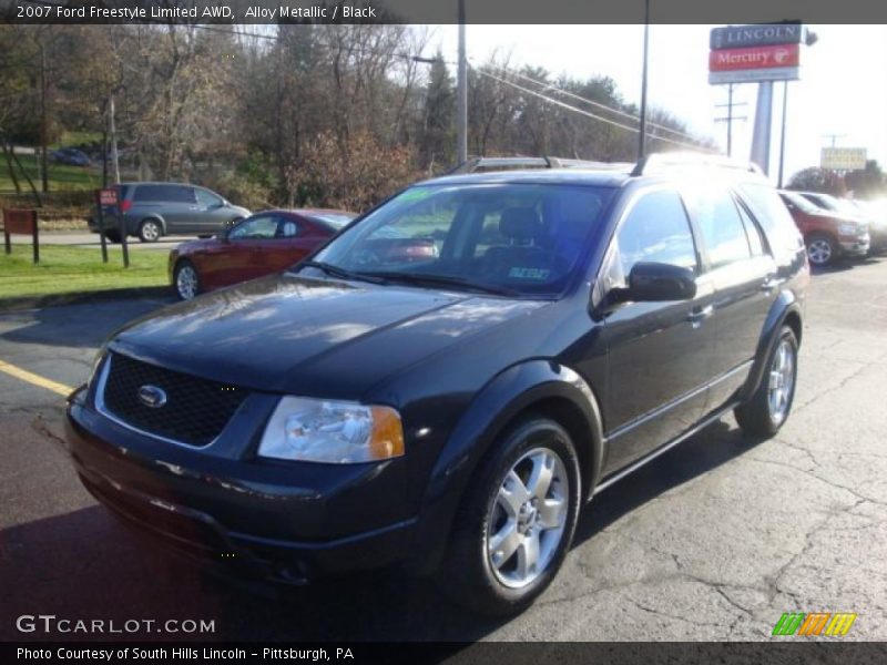 Alloy Metallic / Black 2007 Ford Freestyle Limited AWD