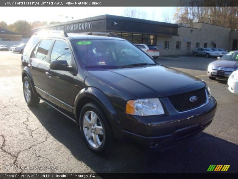 Alloy Metallic / Black 2007 Ford Freestyle Limited AWD