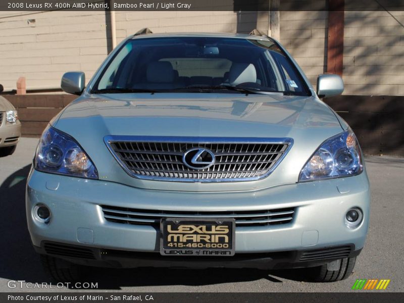 Bamboo Pearl / Light Gray 2008 Lexus RX 400h AWD Hybrid