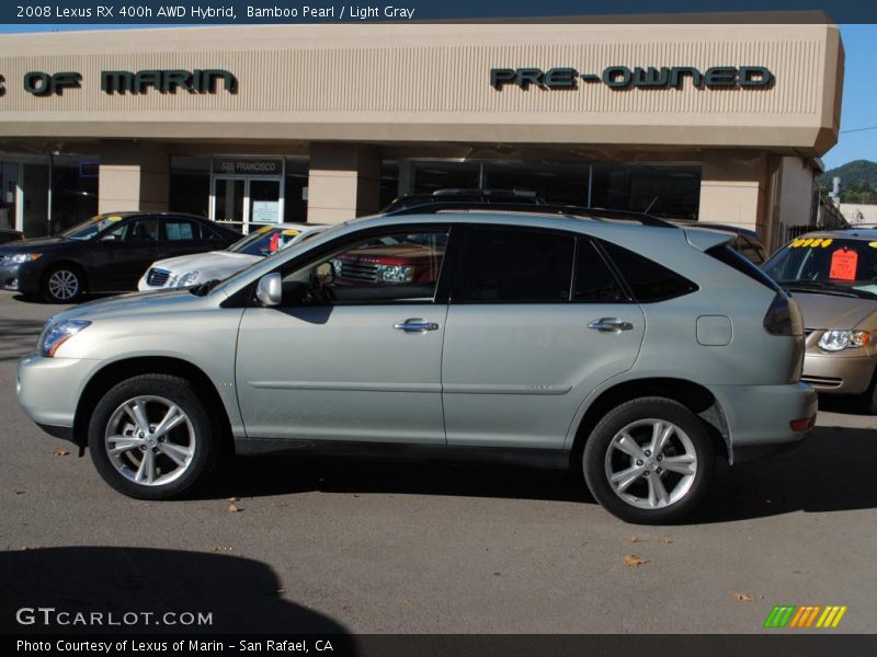 Bamboo Pearl / Light Gray 2008 Lexus RX 400h AWD Hybrid