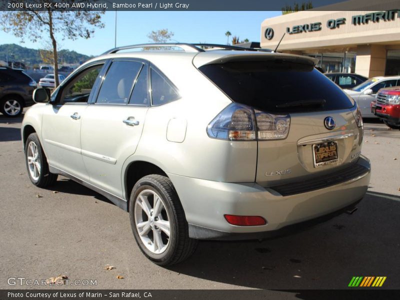 Bamboo Pearl / Light Gray 2008 Lexus RX 400h AWD Hybrid