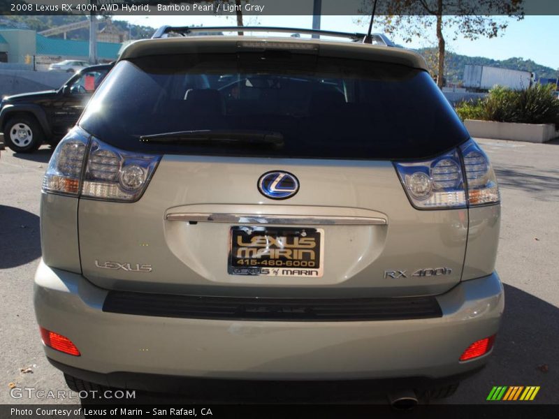 Bamboo Pearl / Light Gray 2008 Lexus RX 400h AWD Hybrid