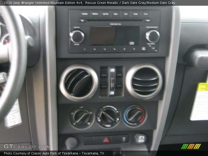 Rescue Green Metallic / Dark Slate Gray/Medium Slate Gray 2010 Jeep Wrangler Unlimited Mountain Edition 4x4