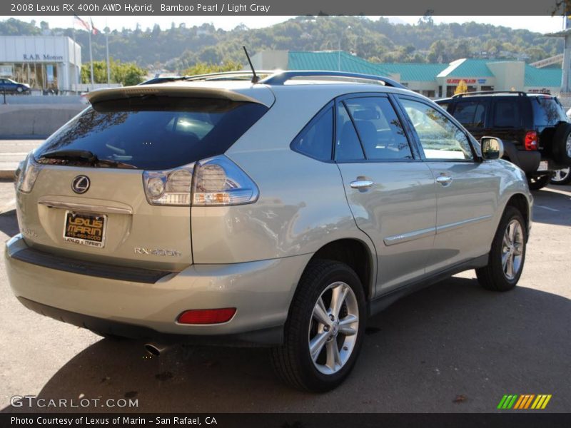 Bamboo Pearl / Light Gray 2008 Lexus RX 400h AWD Hybrid