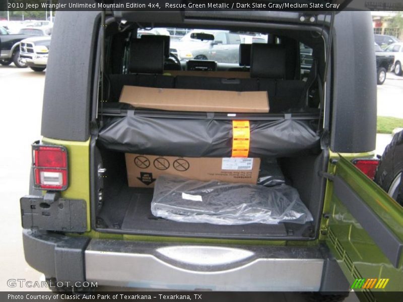 Rescue Green Metallic / Dark Slate Gray/Medium Slate Gray 2010 Jeep Wrangler Unlimited Mountain Edition 4x4