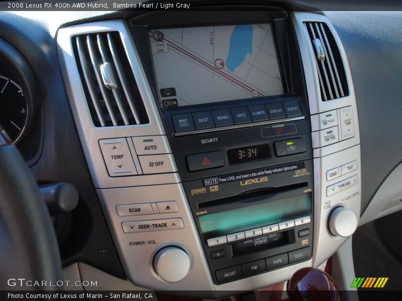 Navigation of 2008 RX 400h AWD Hybrid