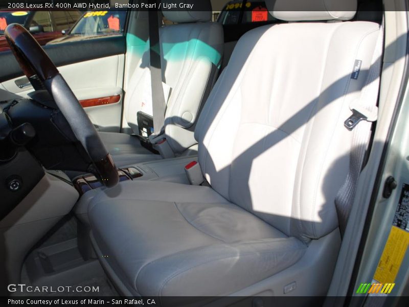 Bamboo Pearl / Light Gray 2008 Lexus RX 400h AWD Hybrid