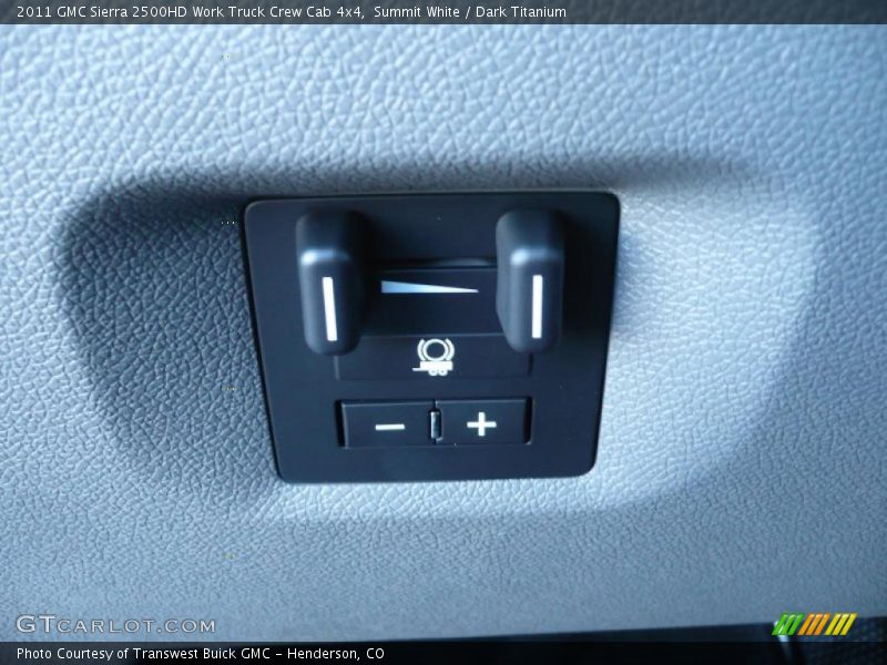 Summit White / Dark Titanium 2011 GMC Sierra 2500HD Work Truck Crew Cab 4x4