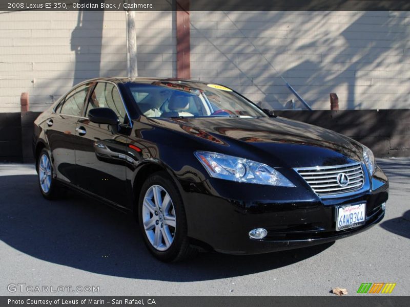 Obsidian Black / Cashmere 2008 Lexus ES 350