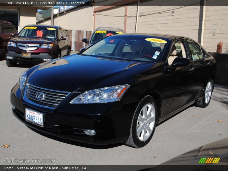 Obsidian Black / Cashmere 2008 Lexus ES 350