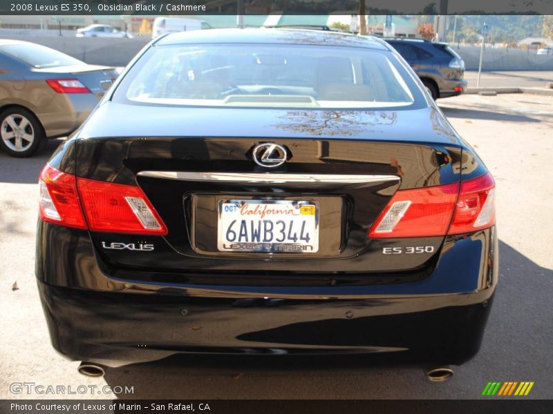 Obsidian Black / Cashmere 2008 Lexus ES 350