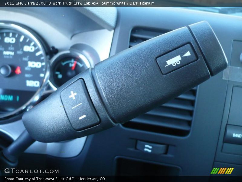 Summit White / Dark Titanium 2011 GMC Sierra 2500HD Work Truck Crew Cab 4x4