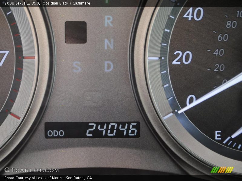 Obsidian Black / Cashmere 2008 Lexus ES 350