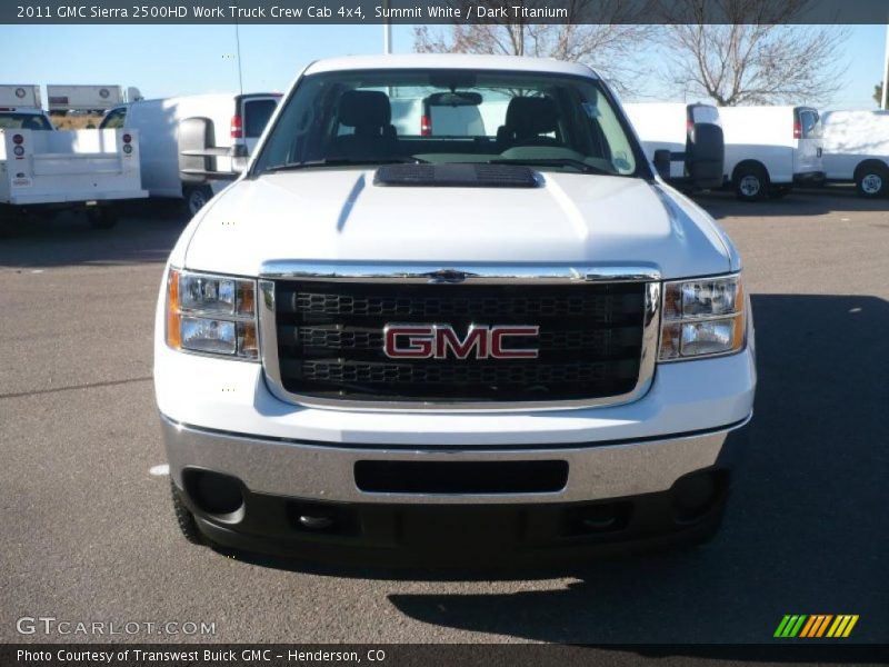  2011 Sierra 2500HD Work Truck Crew Cab 4x4 Summit White