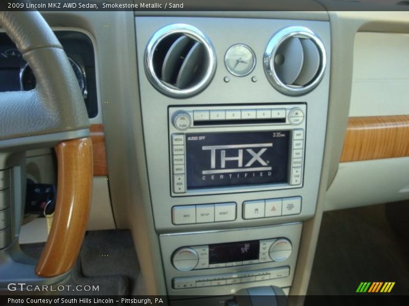 Controls of 2009 MKZ AWD Sedan