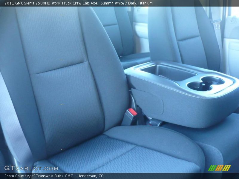  2011 Sierra 2500HD Work Truck Crew Cab 4x4 Dark Titanium Interior