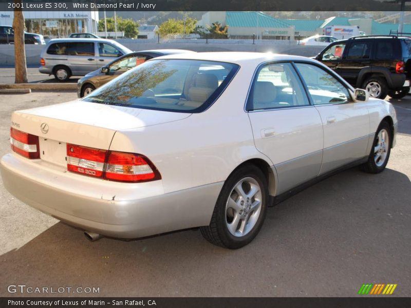 White Diamond Pearl / Ivory 2001 Lexus ES 300