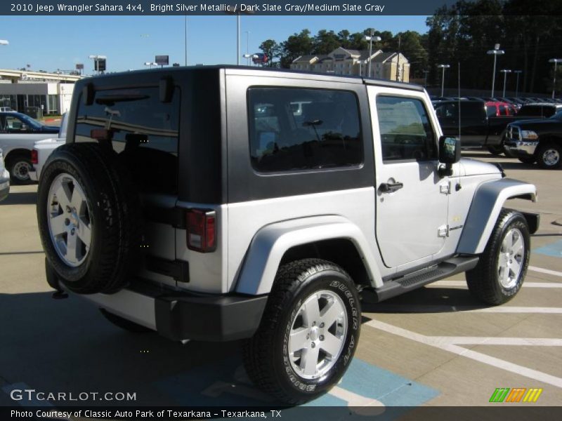 Bright Silver Metallic / Dark Slate Gray/Medium Slate Gray 2010 Jeep Wrangler Sahara 4x4