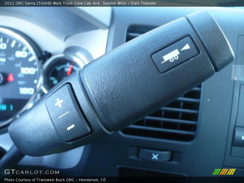 Controls of 2011 Sierra 2500HD Work Truck Crew Cab 4x4