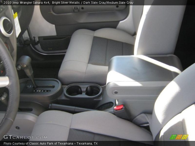 Bright Silver Metallic / Dark Slate Gray/Medium Slate Gray 2010 Jeep Wrangler Sahara 4x4