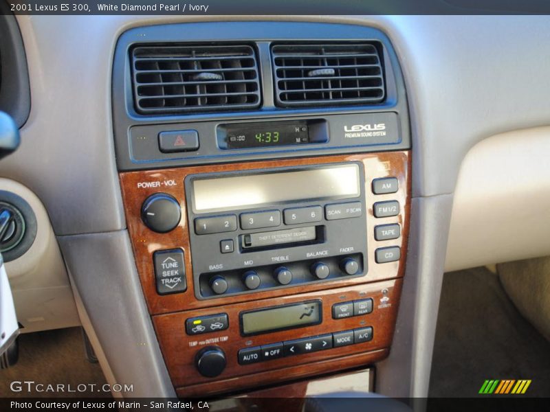Controls of 2001 ES 300