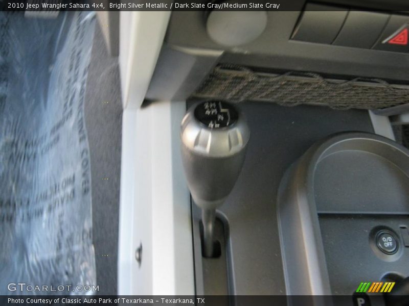 Bright Silver Metallic / Dark Slate Gray/Medium Slate Gray 2010 Jeep Wrangler Sahara 4x4