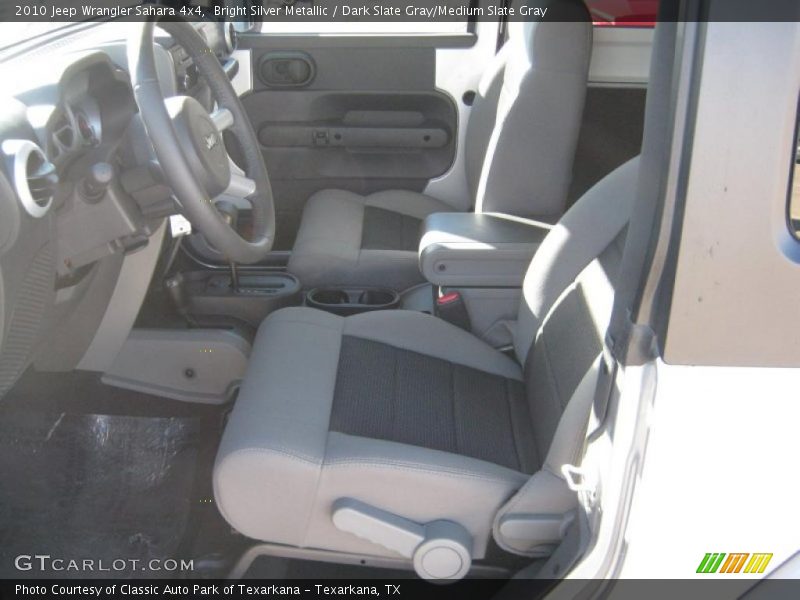 Bright Silver Metallic / Dark Slate Gray/Medium Slate Gray 2010 Jeep Wrangler Sahara 4x4