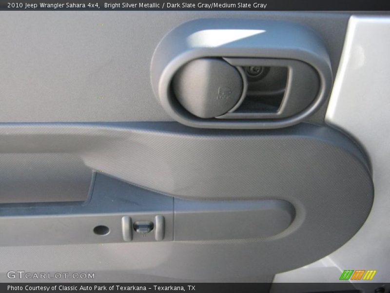 Bright Silver Metallic / Dark Slate Gray/Medium Slate Gray 2010 Jeep Wrangler Sahara 4x4