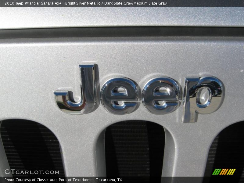 Bright Silver Metallic / Dark Slate Gray/Medium Slate Gray 2010 Jeep Wrangler Sahara 4x4