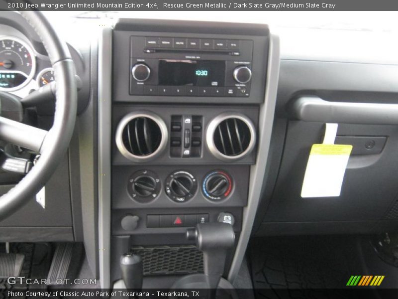 Rescue Green Metallic / Dark Slate Gray/Medium Slate Gray 2010 Jeep Wrangler Unlimited Mountain Edition 4x4