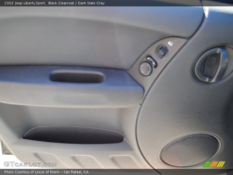 Black Clearcoat / Dark Slate Gray 2003 Jeep Liberty Sport