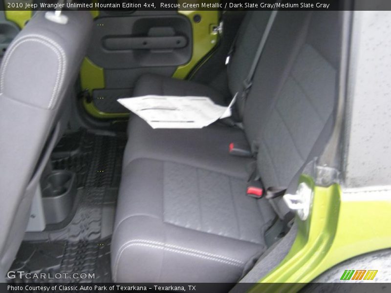 Rescue Green Metallic / Dark Slate Gray/Medium Slate Gray 2010 Jeep Wrangler Unlimited Mountain Edition 4x4