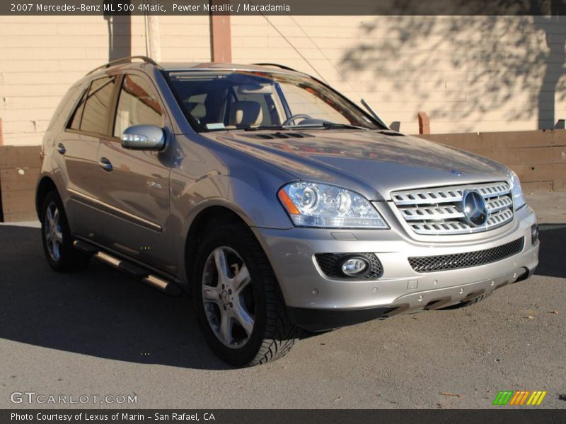 Pewter Metallic / Macadamia 2007 Mercedes-Benz ML 500 4Matic