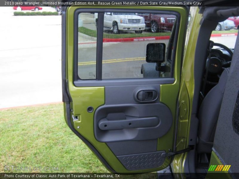 Rescue Green Metallic / Dark Slate Gray/Medium Slate Gray 2010 Jeep Wrangler Unlimited Mountain Edition 4x4