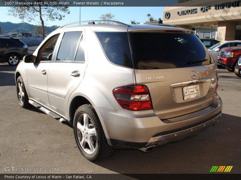Pewter Metallic / Macadamia 2007 Mercedes-Benz ML 500 4Matic