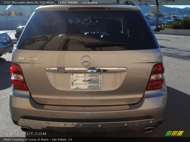 Pewter Metallic / Macadamia 2007 Mercedes-Benz ML 500 4Matic