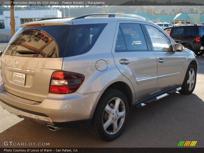 Pewter Metallic / Macadamia 2007 Mercedes-Benz ML 500 4Matic