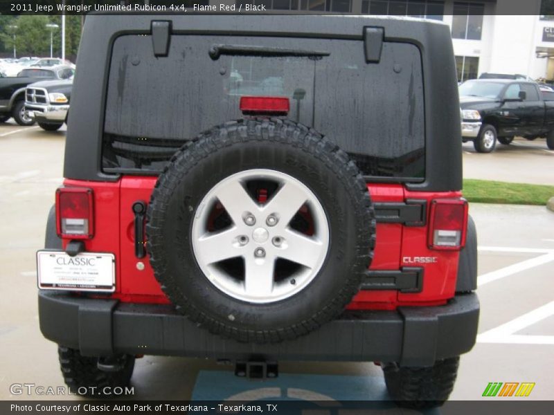 Flame Red / Black 2011 Jeep Wrangler Unlimited Rubicon 4x4