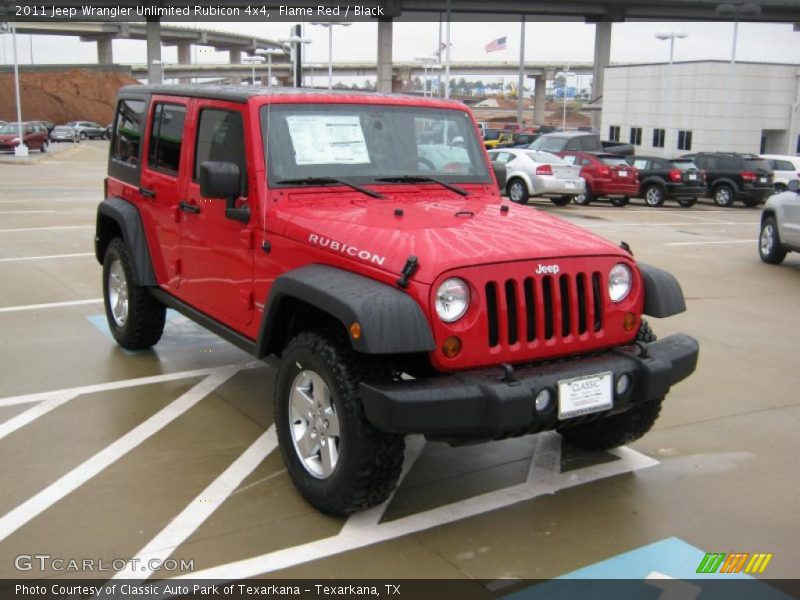 Front 3/4 View of 2011 Wrangler Unlimited Rubicon 4x4