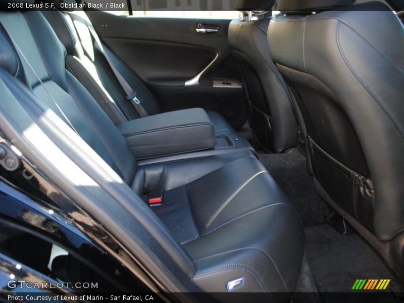  2008 IS F Black Interior