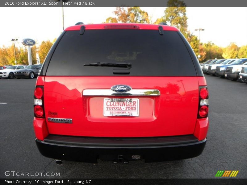 Torch Red / Black 2010 Ford Explorer XLT Sport