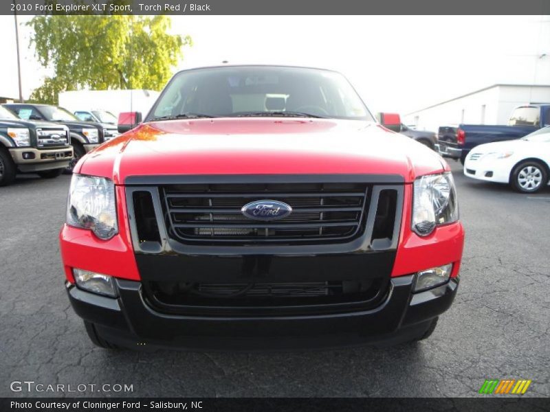 Torch Red / Black 2010 Ford Explorer XLT Sport