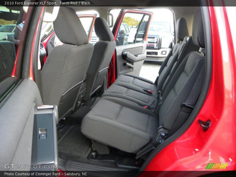  2010 Explorer XLT Sport Black Interior