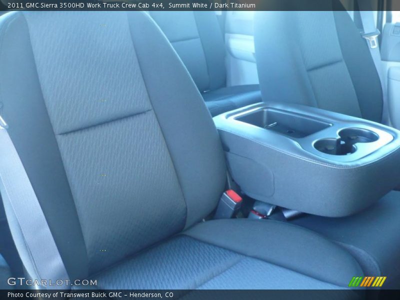 Summit White / Dark Titanium 2011 GMC Sierra 3500HD Work Truck Crew Cab 4x4