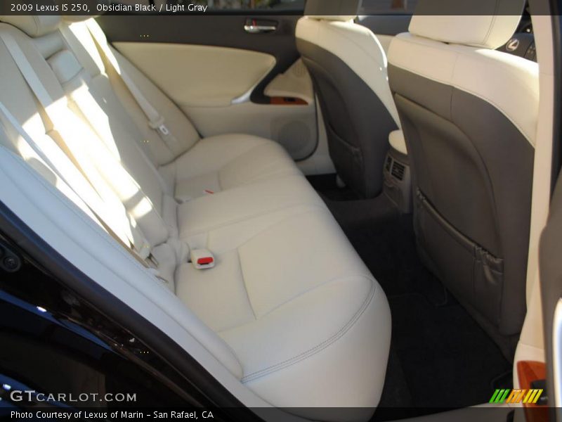 Obsidian Black / Light Gray 2009 Lexus IS 250