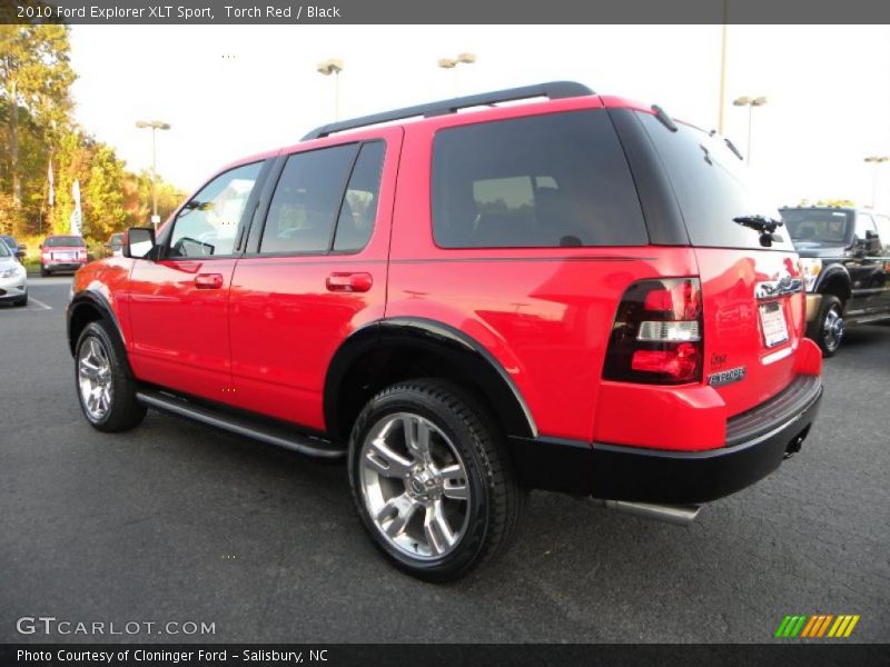 Torch Red / Black 2010 Ford Explorer XLT Sport