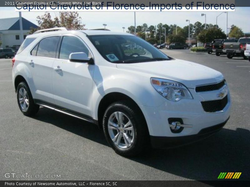 Summit White / Jet Black 2011 Chevrolet Equinox LT