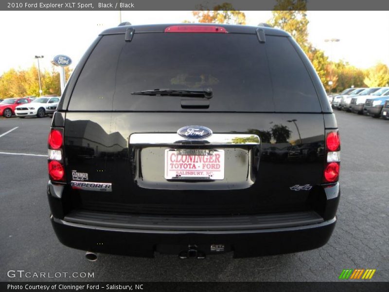 Black / Black 2010 Ford Explorer XLT Sport