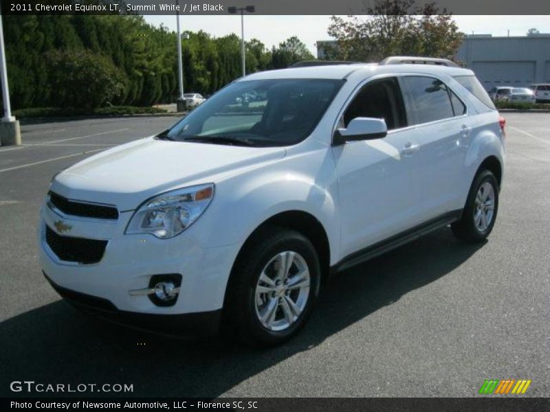 Summit White / Jet Black 2011 Chevrolet Equinox LT