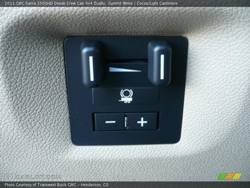 Summit White / Cocoa/Light Cashmere 2011 GMC Sierra 3500HD Denali Crew Cab 4x4 Dually